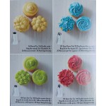Комплект 12 части накрайници Wilton EXTRA LARGE #1M, #2D, #2A и #4B + 8 бр. еднократен пош